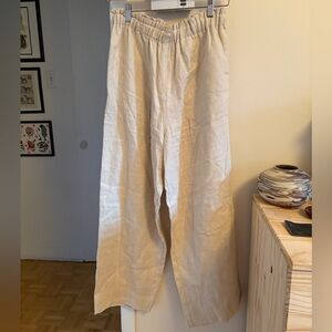 Shelter Eva Pants in Oatmeal Linen